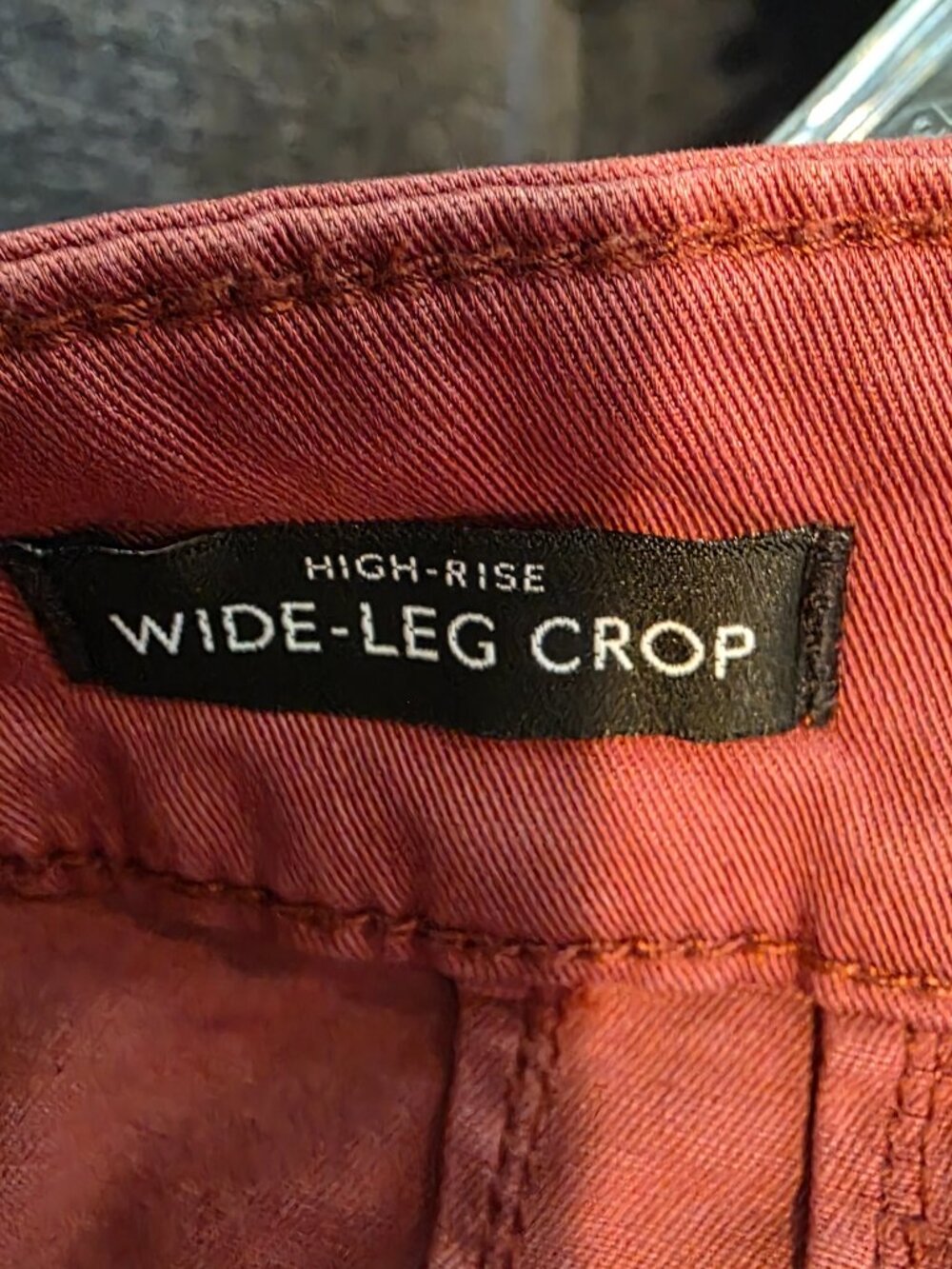 WHBM Pret Utility Wide Leg Cropped Pants, Size 2 Tall, Like New - Picture 7 of 8